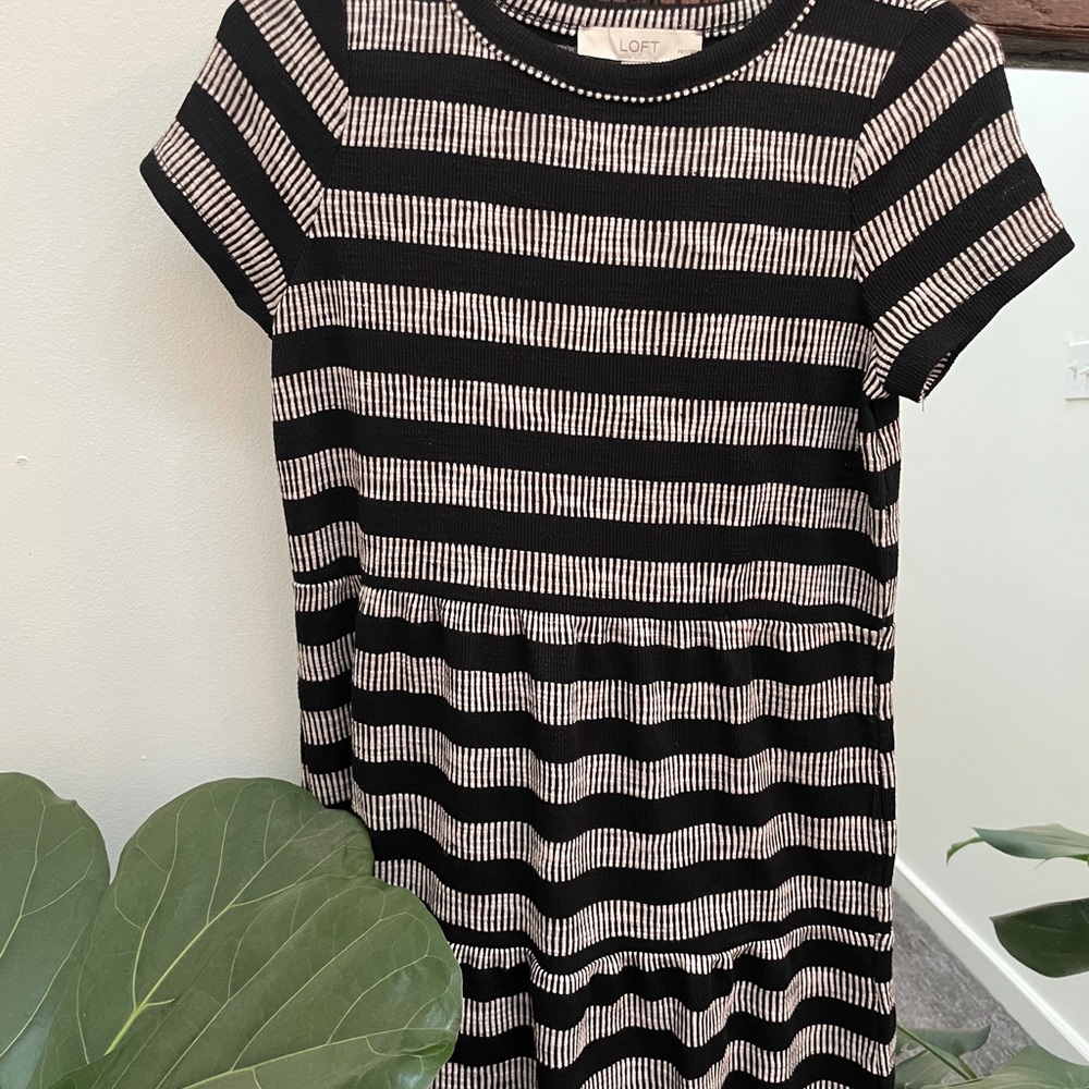 Loft stripped dress